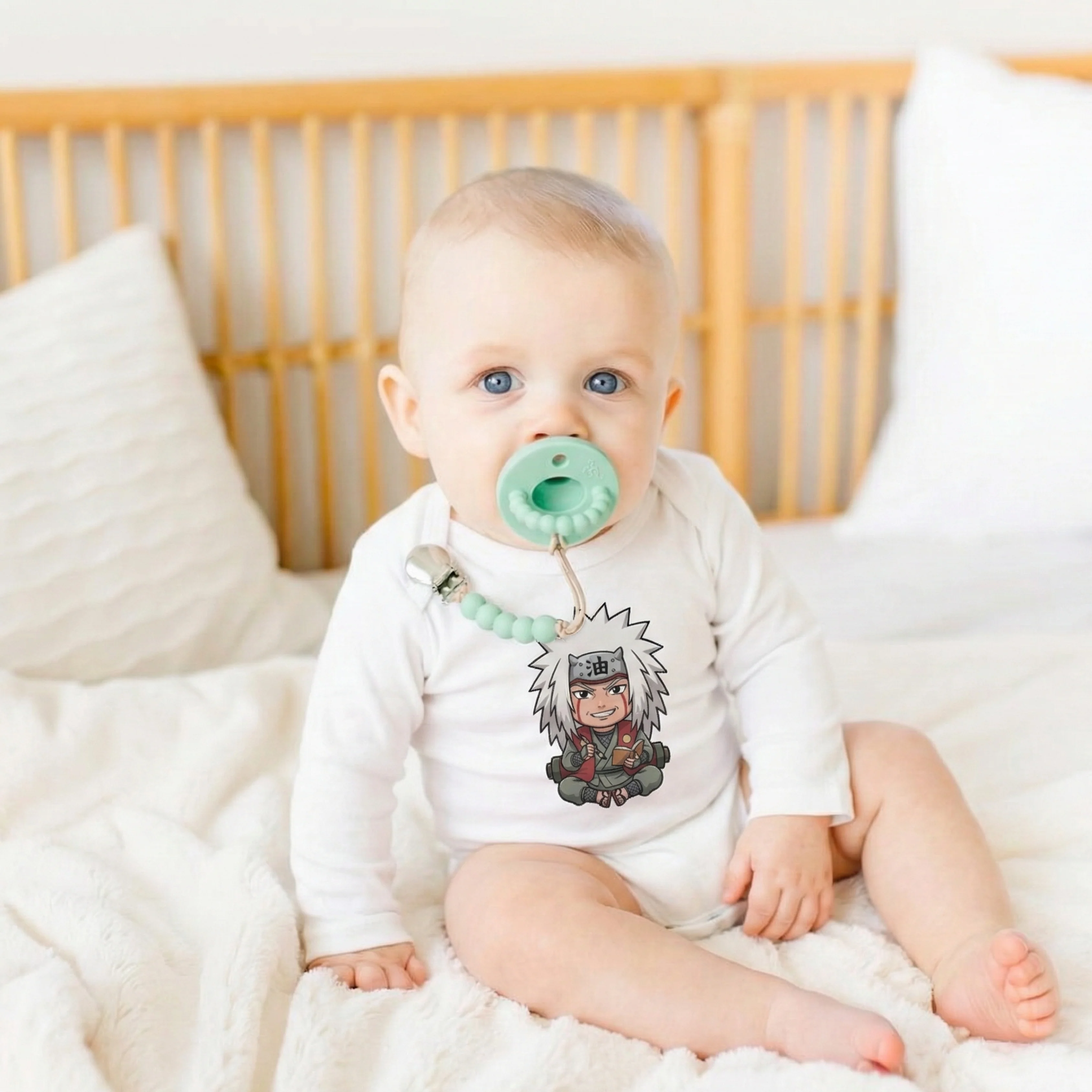 AMA™ Сhibi Jiraiya Kids Bodysuit - Image 2
