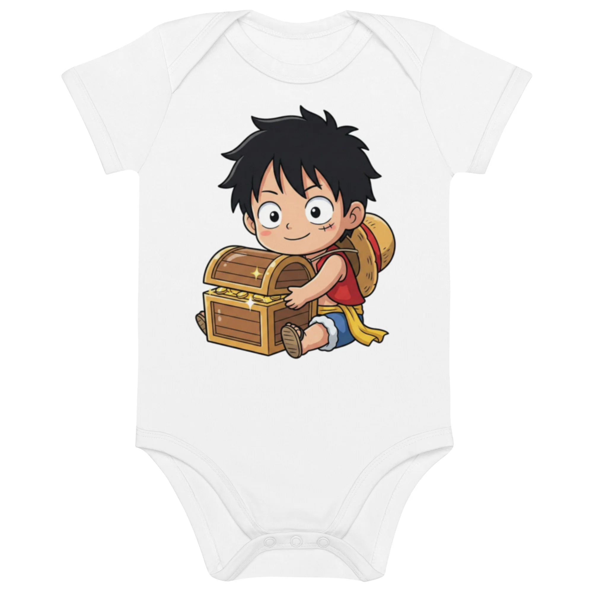 AMA™ Сhibi Luffy Kids Bodysuit - Image 5