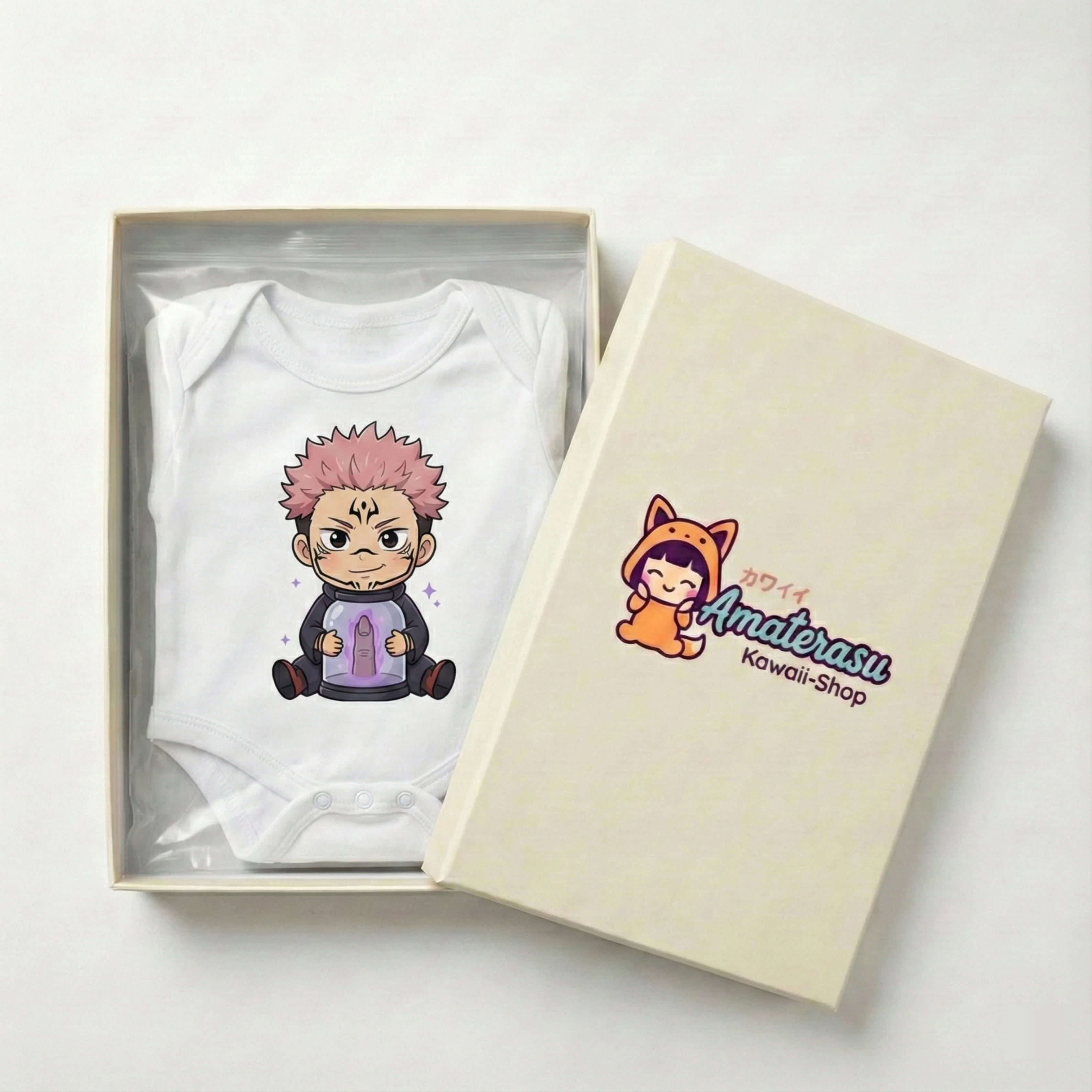 AMA™ Сhibi Sukuna Kids Bodysuit - Image 4