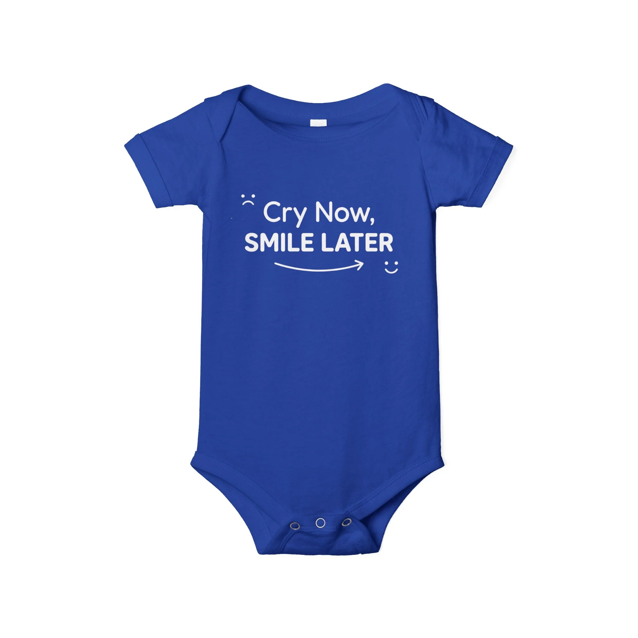AMA™ "Cry Now, Smile Later" – Funny Baby Bodysuit - Image 11