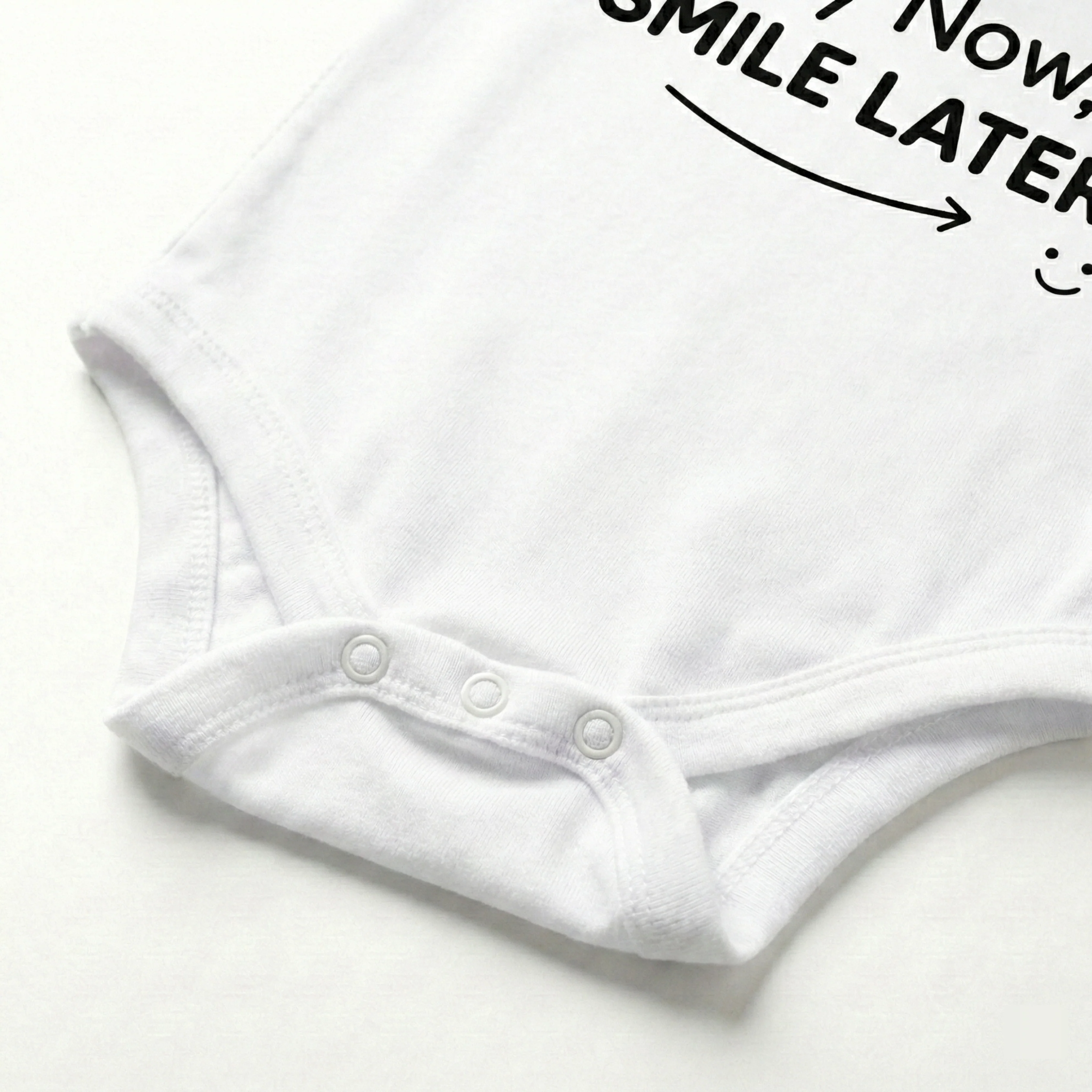 AMA™ "Cry Now, Smile Later" – Funny Baby Bodysuit - Image 7