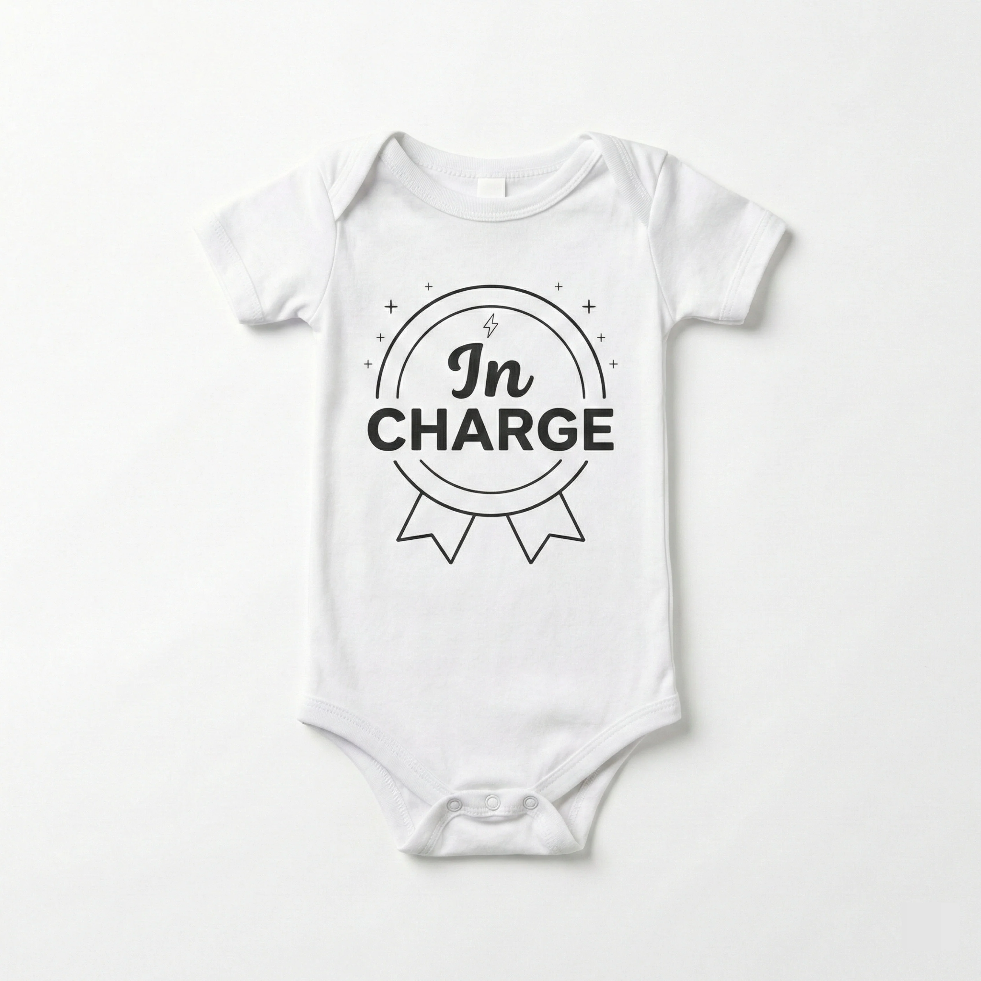 AMA™ "In Charge" – Funny Baby Bodysuit - Image 5