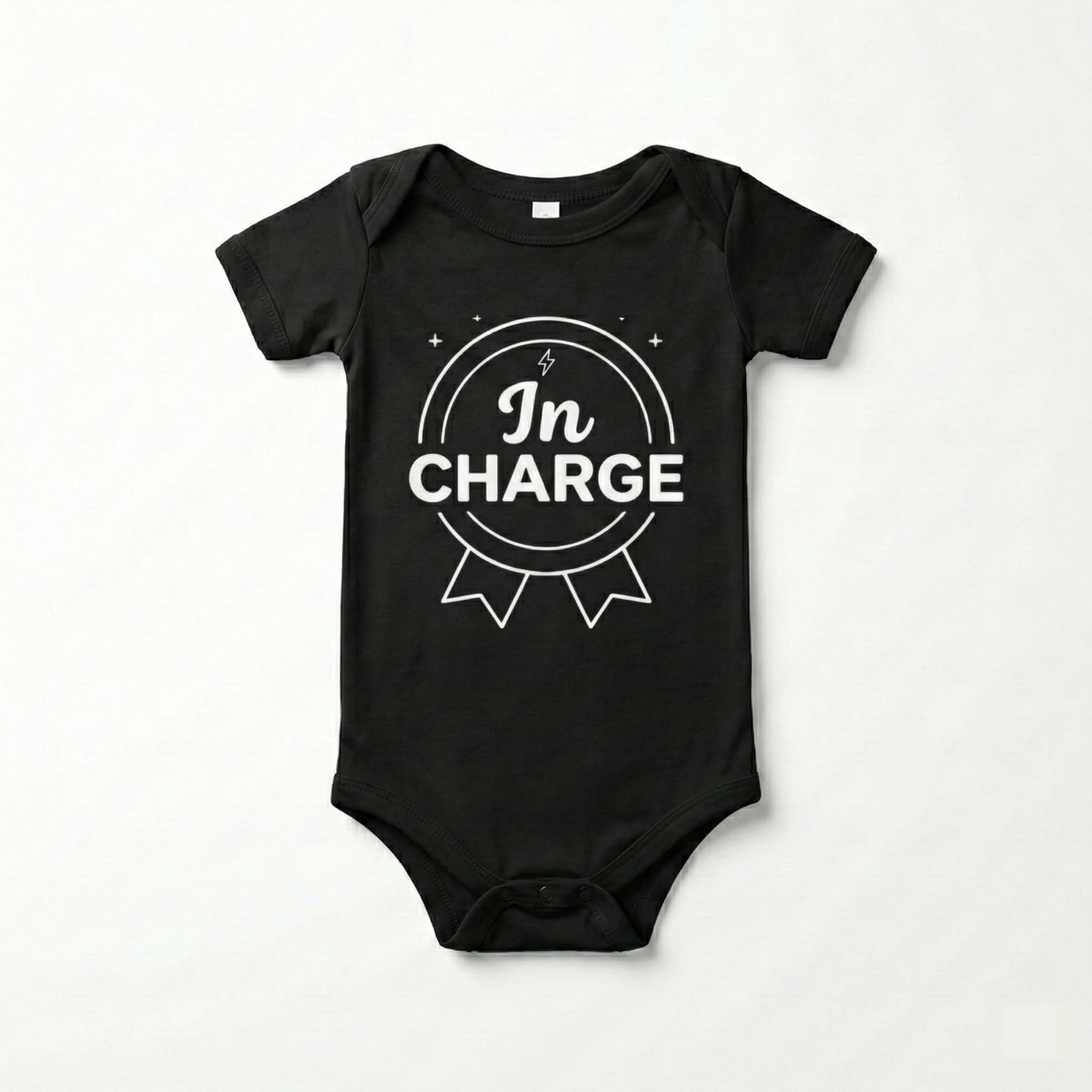 AMA™ "In Charge" – Funny Baby Bodysuit - Image 8