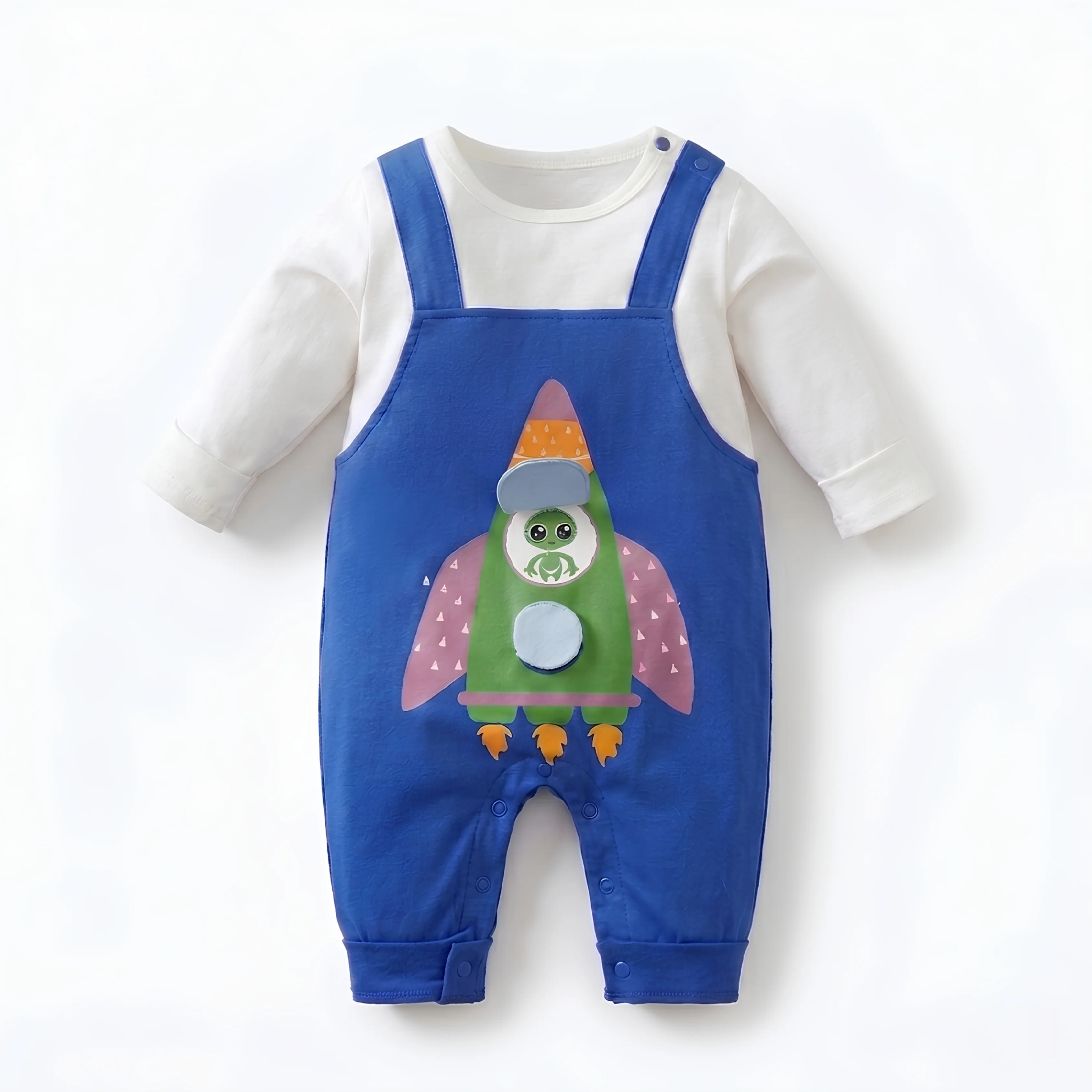 AMA™ Little Alien Rocket Kids Onesie - Image 5