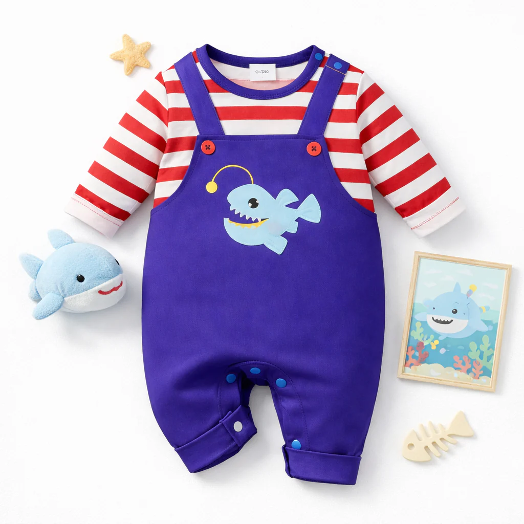 AMA™ Little Anglerfish Kids Onesie