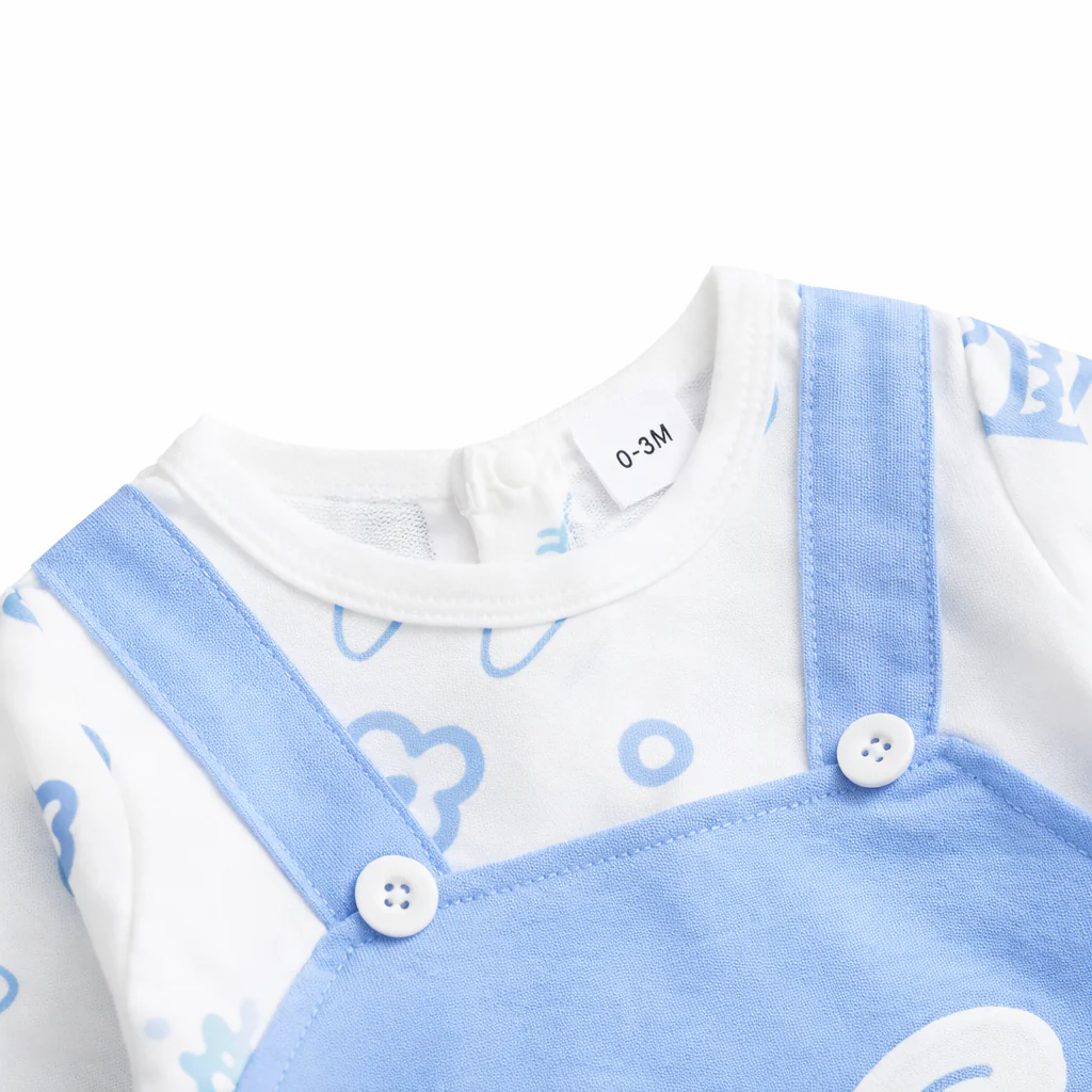 AMA™ Little Blue Bunny Kids Onesie - Image 7