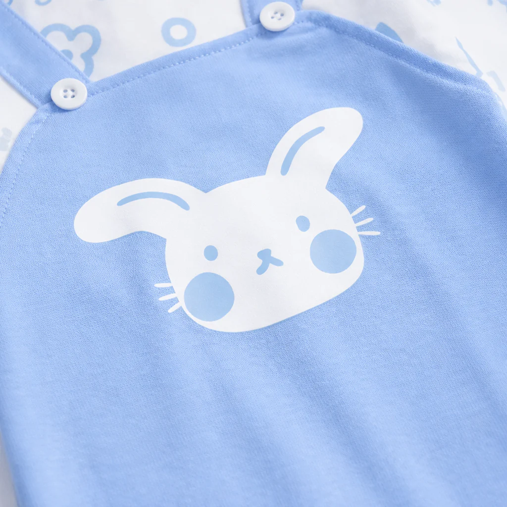 AMA™ Little Blue Bunny Kids Onesie - Image 8