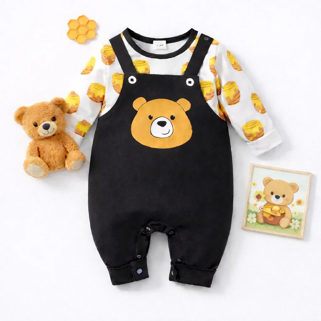 AMA™ Little Honey Bear Kids Onesie