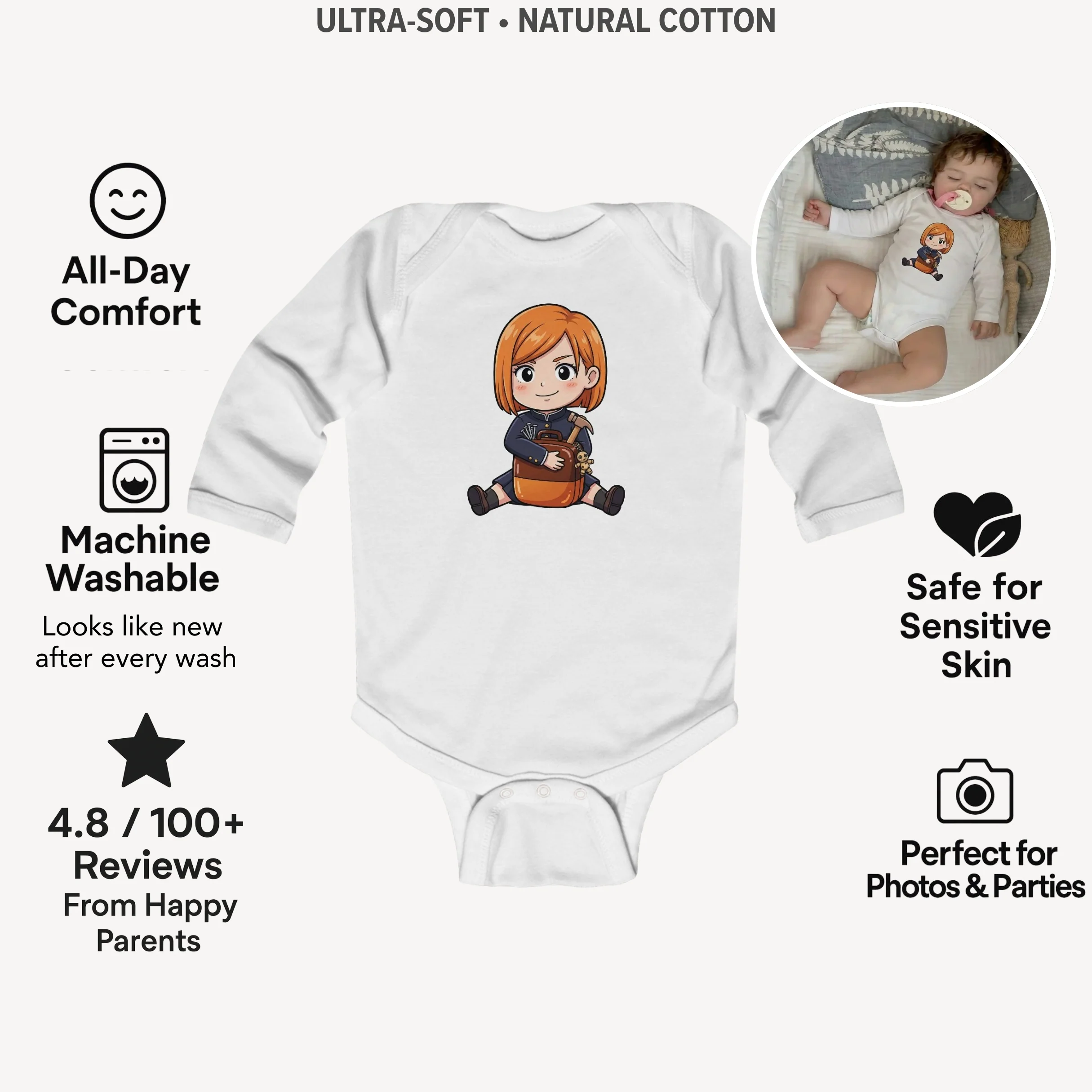 AMA™ Little Nobara Kids Bodysuit - Image 3