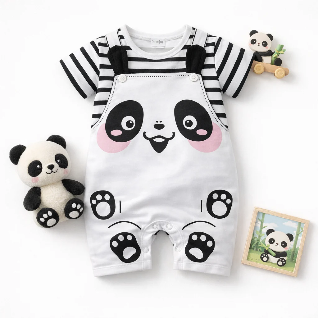 AMA™ Little Panda Kids Onesie