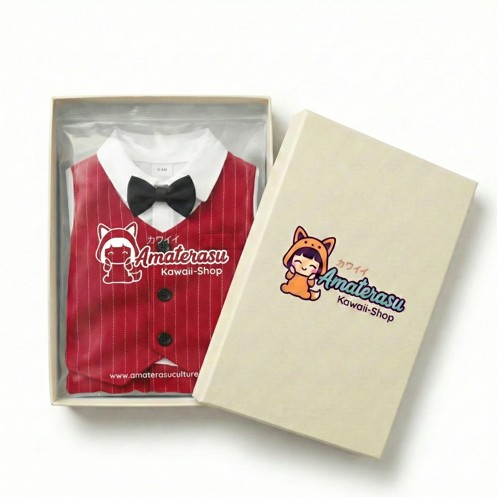 AMA™ Little Red Gentleman Kids Onesie - Image 4