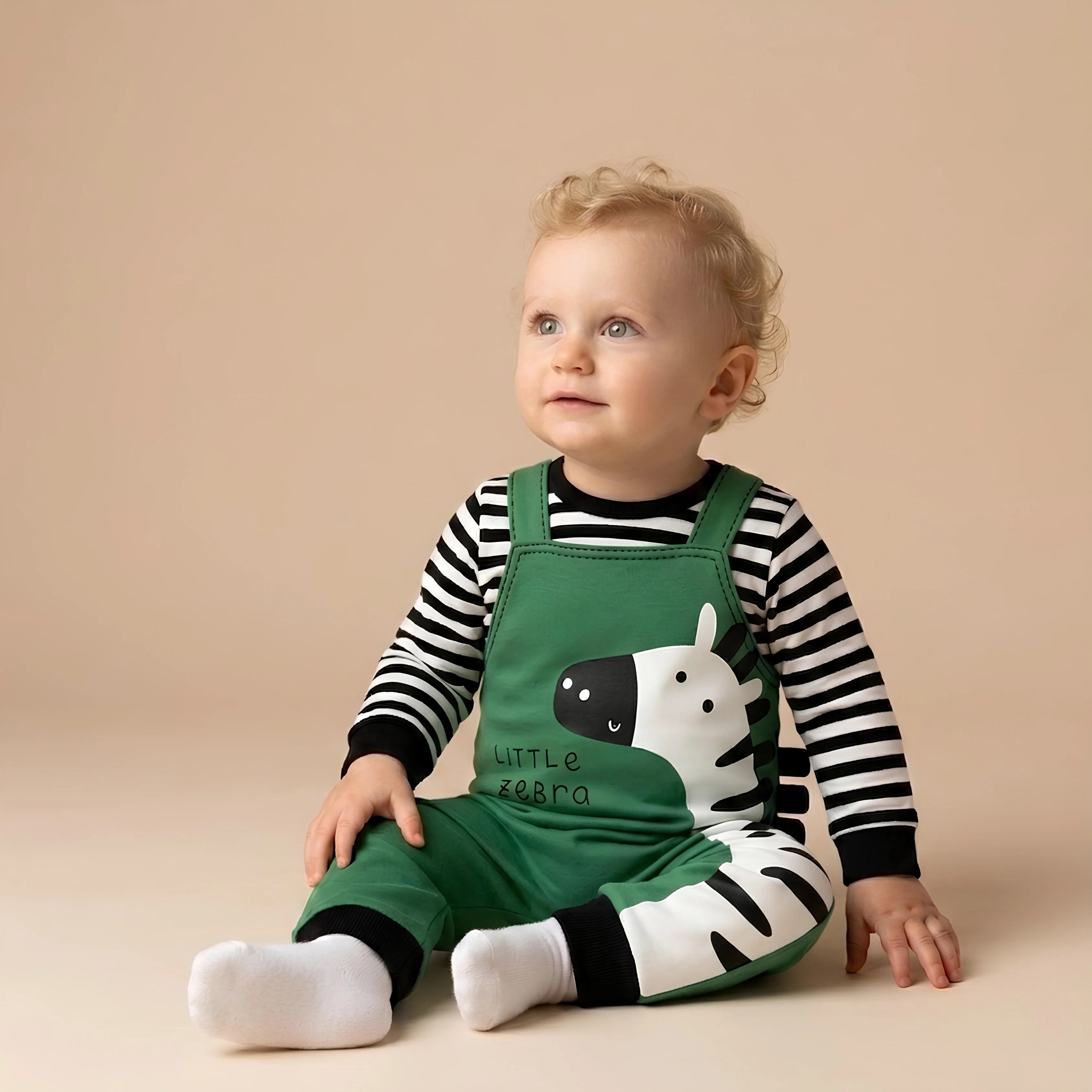 AMA™ Little Safari Zebra Kids Onesie - Image 2