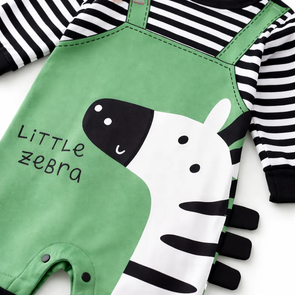 AMA™ Little Safari Zebra Kids Onesie - Image 8