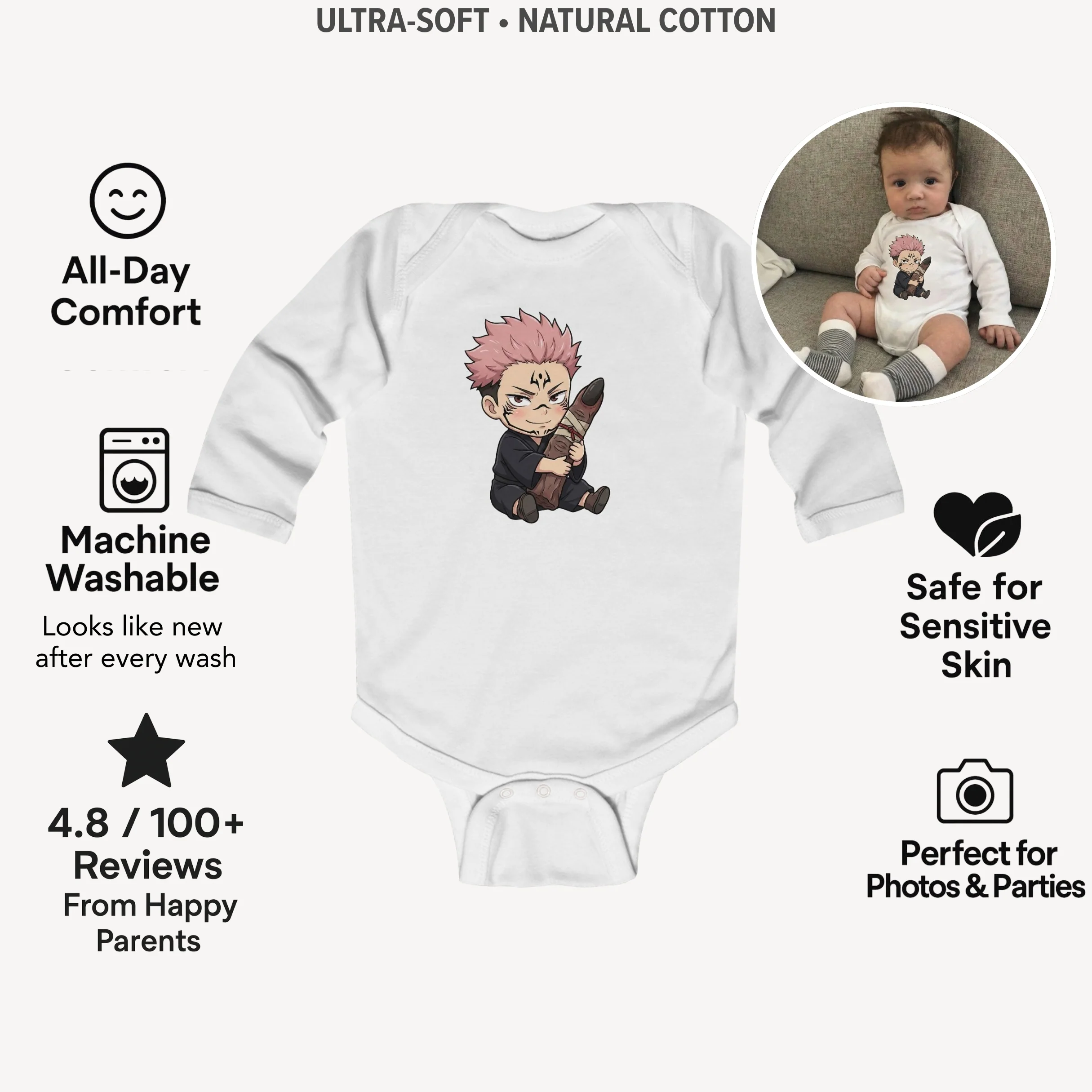 AMA™ Little Sukuna Kids Bodysuit - Image 3