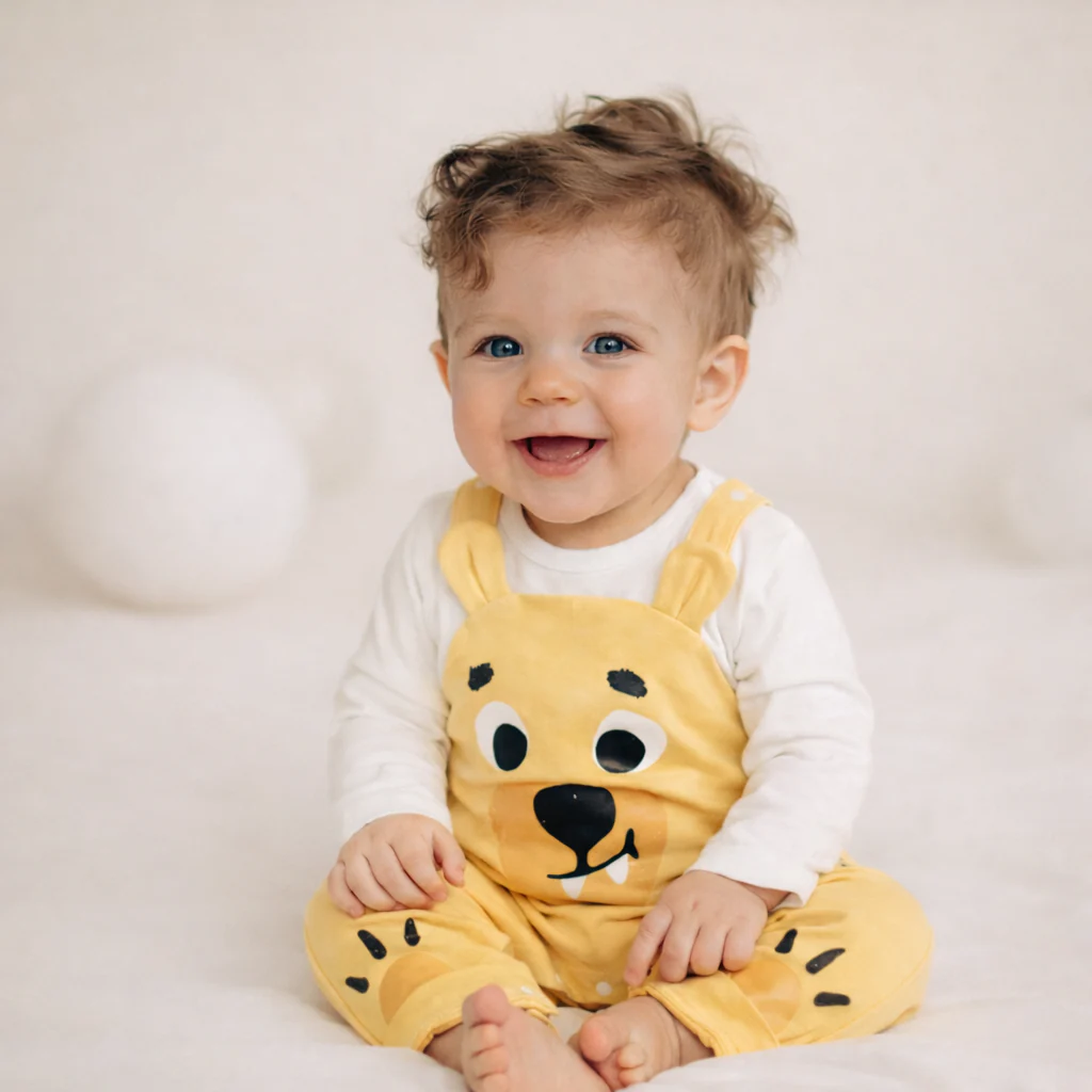 AMA™ Little Sunny Bear Kids Onesie - Image 2