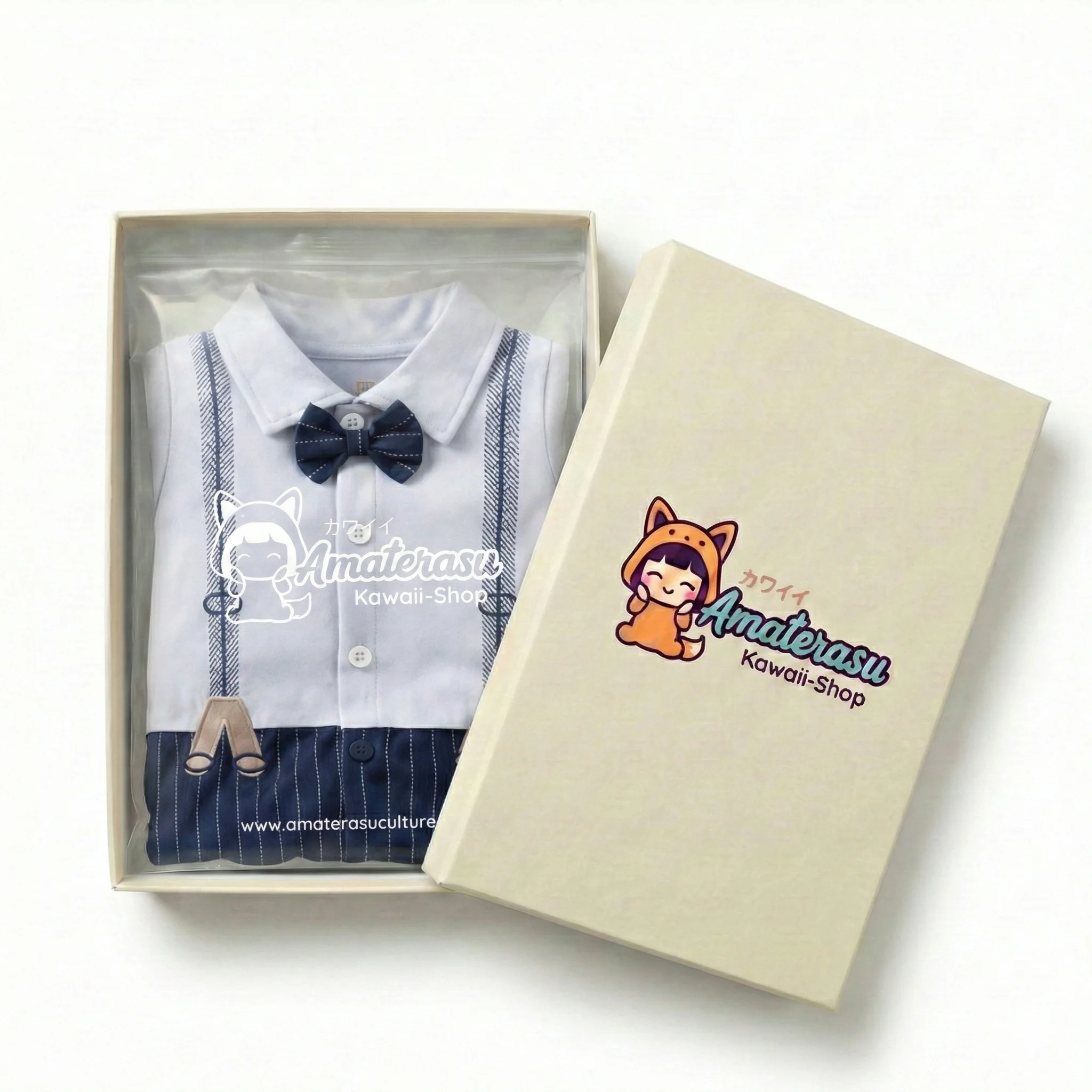 AMA™ Little Suspenders Gentleman Kids Onesie - Image 4