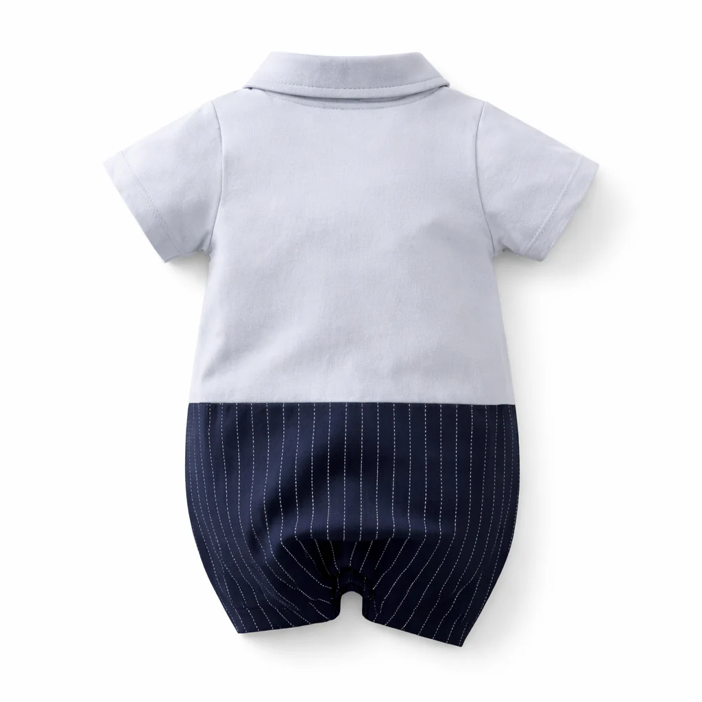 AMA™ Little Suspenders Gentleman Kids Onesie - Image 6