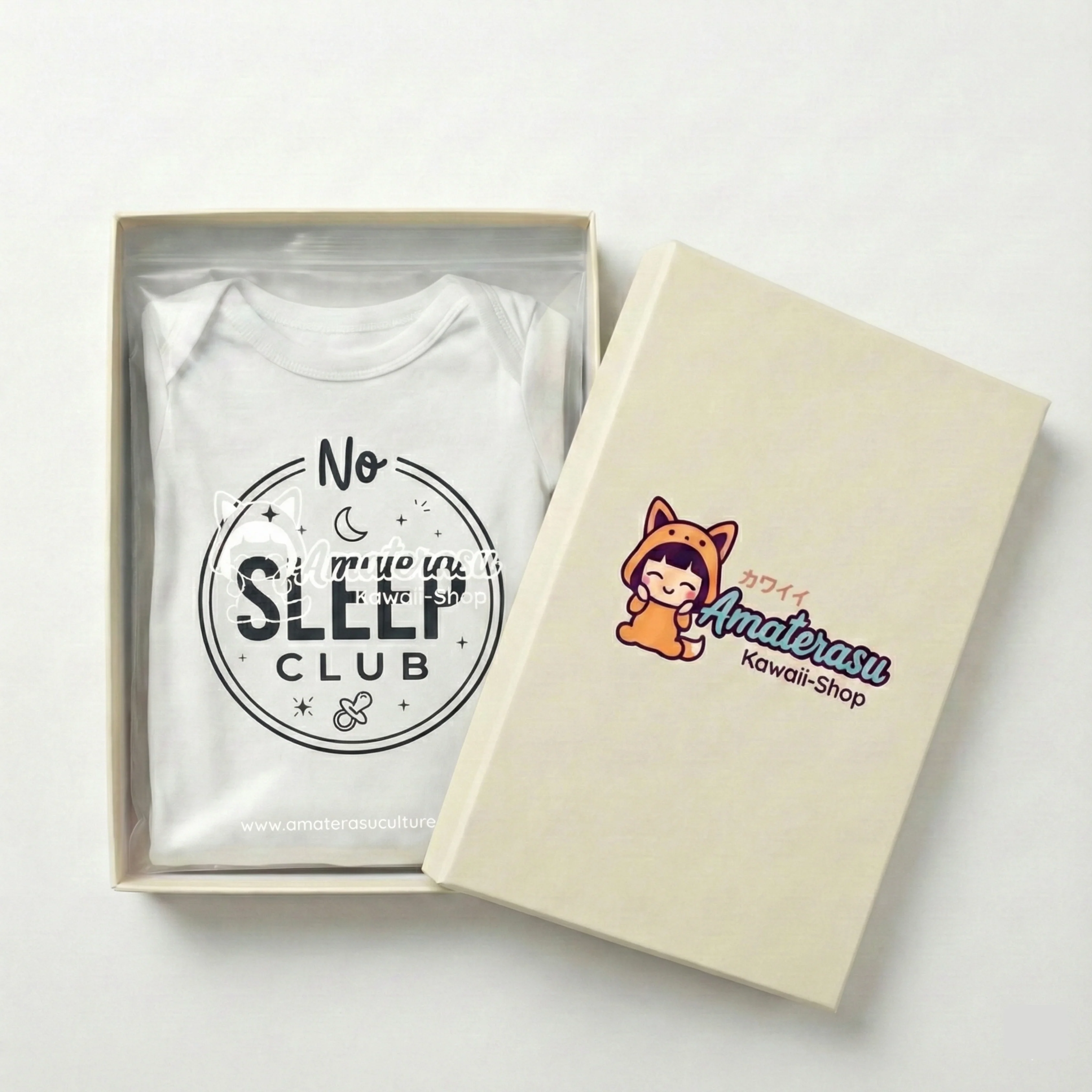 AMA™ "No Sleep Club" – Funny Baby Bodysuit - Image 4