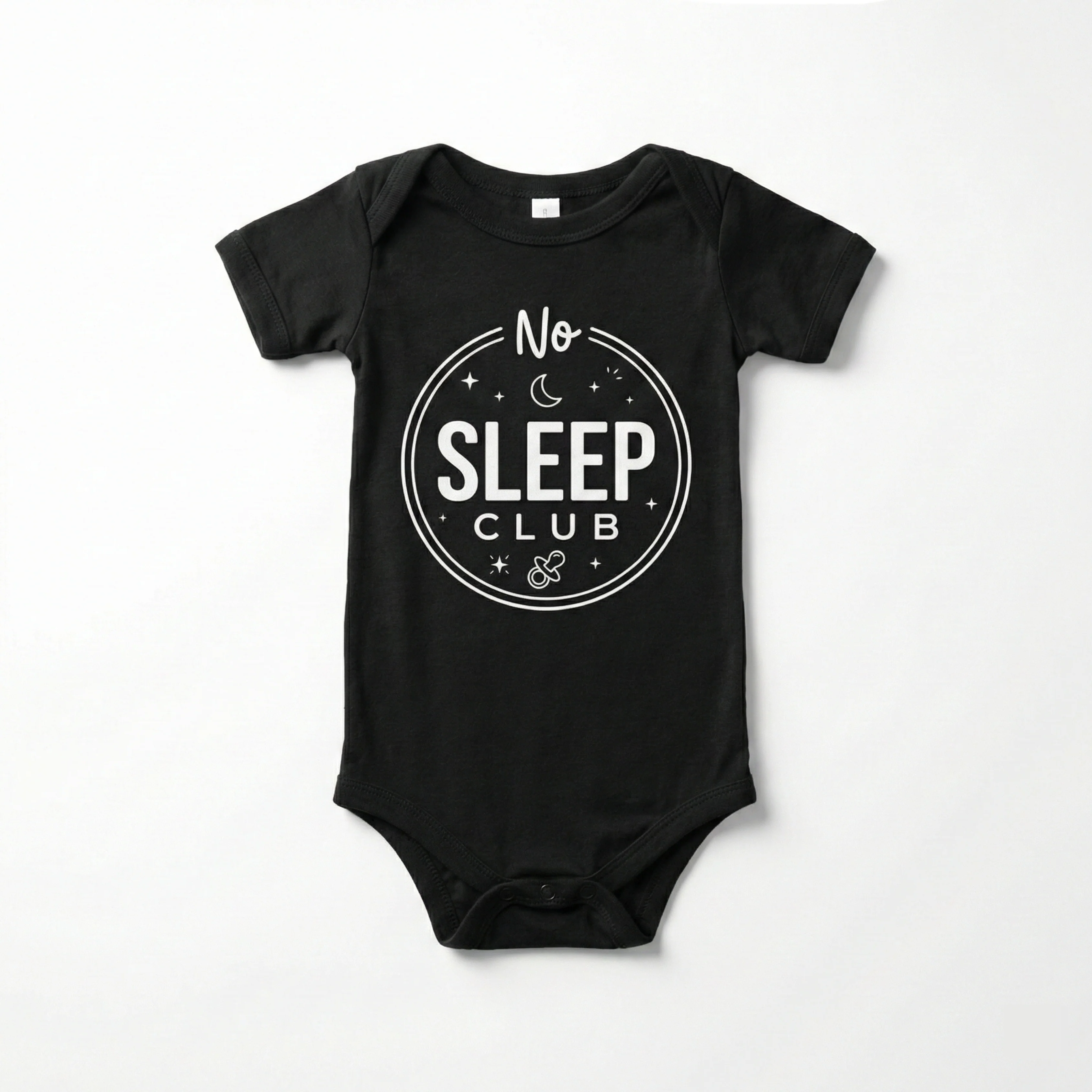 AMA™ "No Sleep Club" – Funny Baby Bodysuit - Image 8