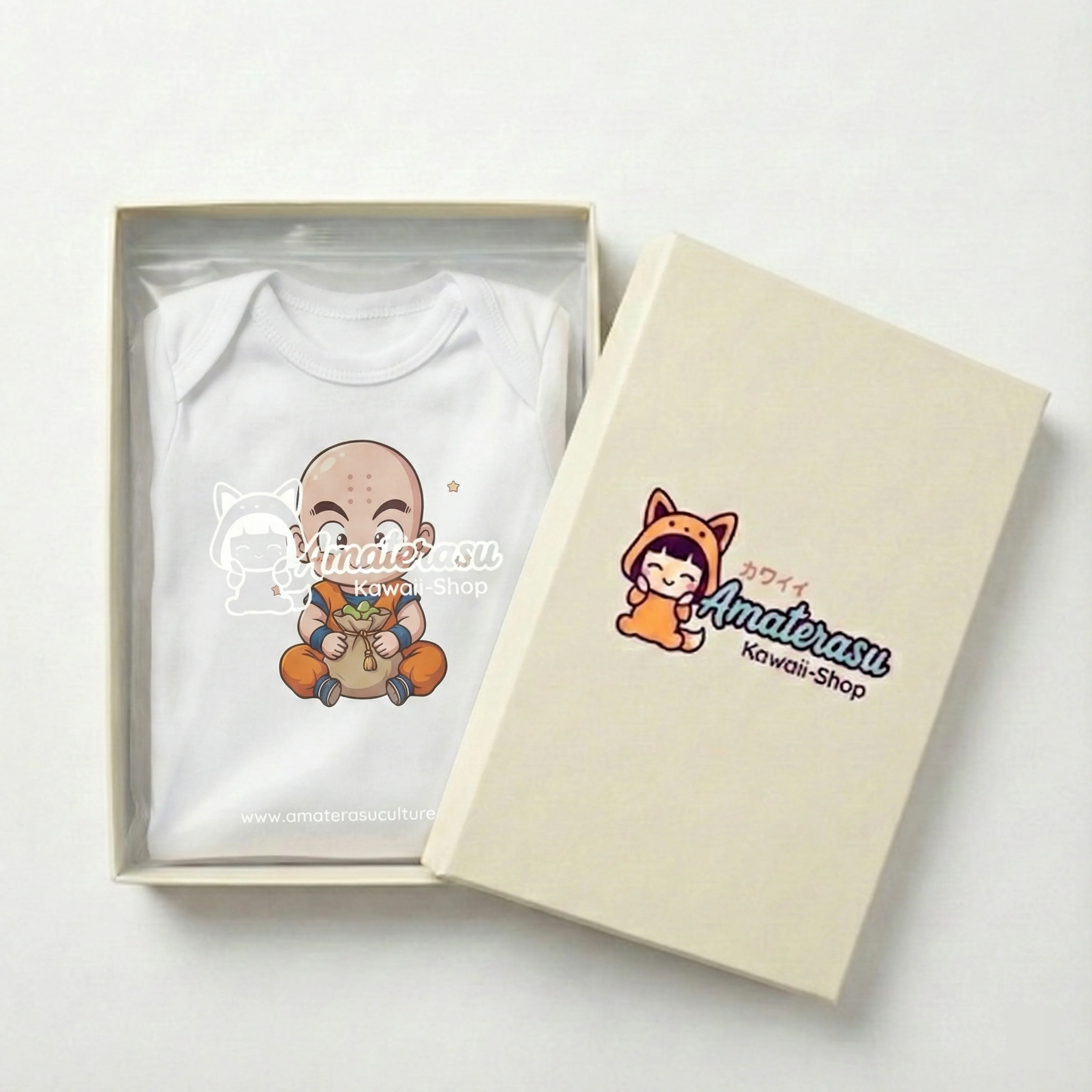 AMA™ Сhibi Krillin Kids Bodysuit - Image 4