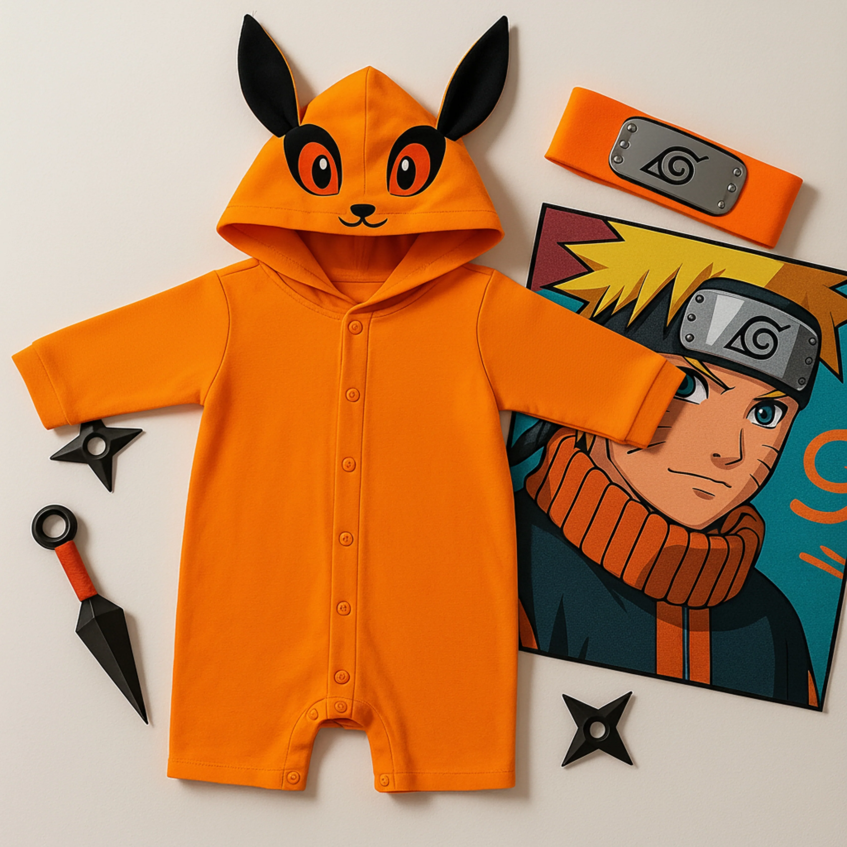 AMA™ Little Kurama Kids Onesie